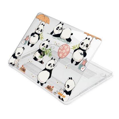 ENKAY Animal Series Pattern Laotop Protective Crystal Case For MacBook Pro 13.3 inch A1706 / A1708 / A1989 / A2159(Panda) - MacBook Pro Cases by ENKAY | Online Shopping UK | buy2fix