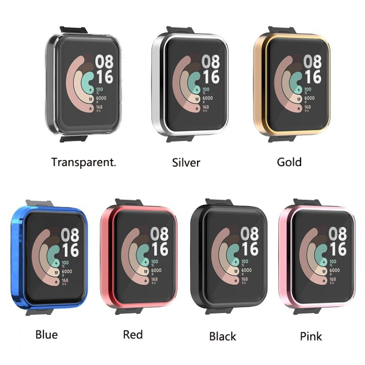 For Xiaomi Redmi Watch TPU Integrated Protective Case(Silver) - Watch Cases by buy2fix | Online Shopping UK | buy2fix