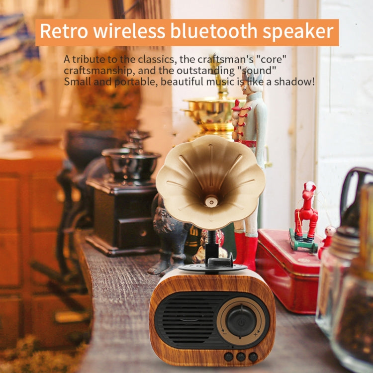 B5 Retro Phonograph Design Portable Wireless Stereo Speaker - Desktop Speaker by buy2fix | Online Shopping UK | buy2fix