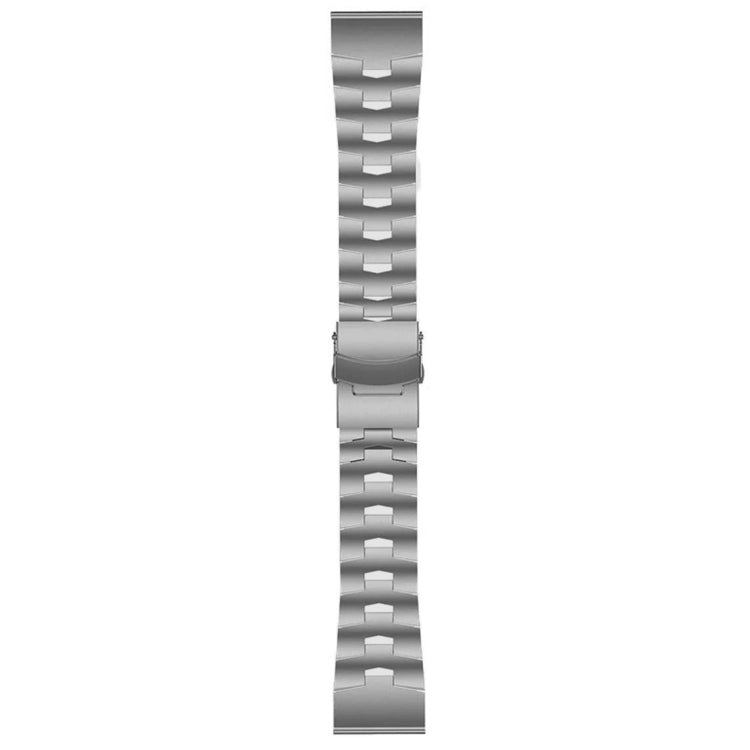 For Garmin Fenix 5 Plus 22mm Titanium Alloy Quick Release Watch Band(Titanium Gray) - Watch Bands by buy2fix | Online Shopping UK | buy2fix