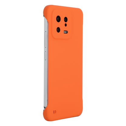 For Xiaomi 13 ENKAY Hat-Prince Matte Frameless Hard PC Phone Case(Orange) - Xiaomi Cases by ENKAY | Online Shopping UK | buy2fix