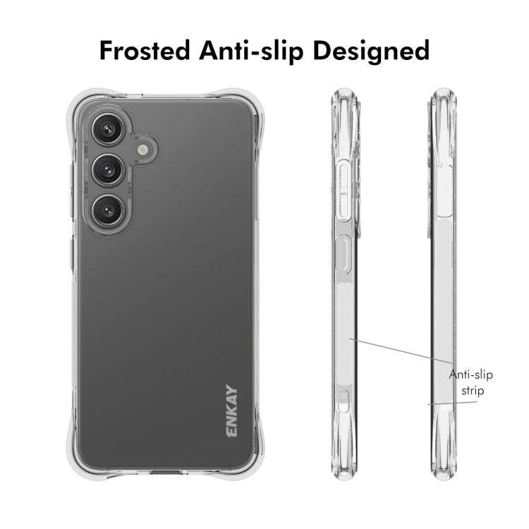 For Samsung Galaxy S25+ 5G ENKAY Clear TPU Shockproof Anti-slip Phone Case - Galaxy S25+ 5G Cases by ENKAY | Online Shopping UK | buy2fix