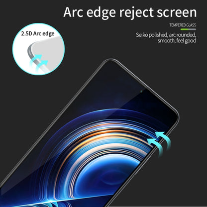 For Xiaomi Poco F5 Pro PINWUYO 9H 2.5D Full Screen Tempered Glass Film(Black) -  by PINWUYO | Online Shopping UK | buy2fix