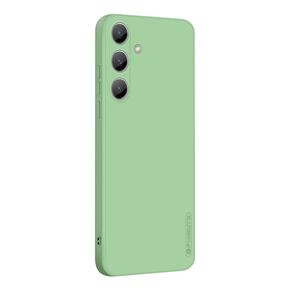 For Samsung Galaxy S24+ 5G PINWUYO Sense Series Liquid Silicone TPU Phone Case(Green) - Galaxy S24+ 5G Cases by PINWUYO | Online Shopping UK | buy2fix