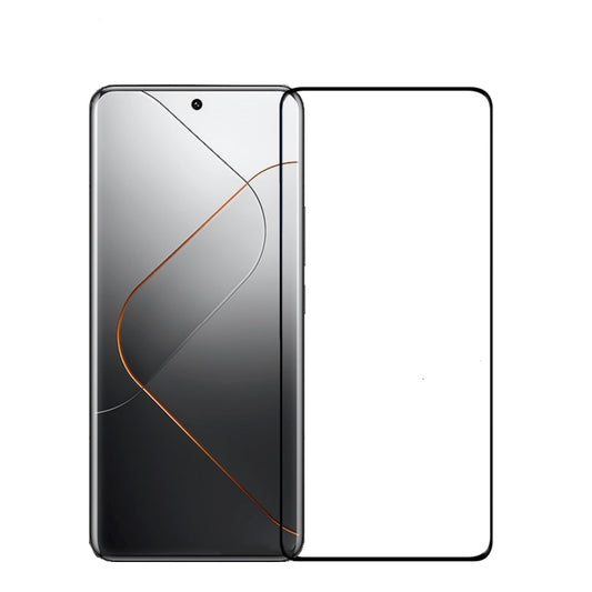 For Xiaomi 14 Pro PINWUYO 9H 3D Hot Bending Tempered Glass Film(Black) - 14 Pro Tempered Glass by PINWUYO | Online Shopping UK | buy2fix