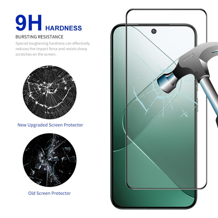 For Xiaomi 14 2pcs ENKAY Hat-Prince Full Glue High Aluminum-silicon Tempered Glass Film - 14 Tempered Glass by ENKAY | Online Shopping UK | buy2fix