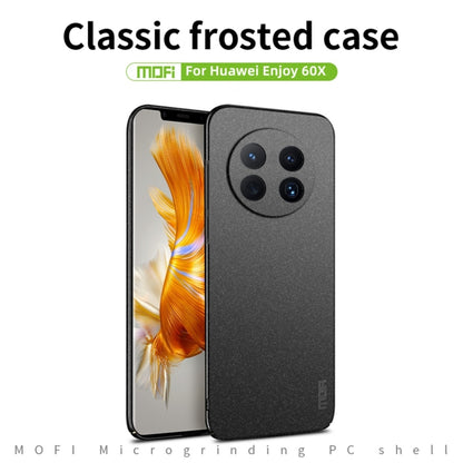 For Huawei Enjoy 60X MOFI Fandun Series Frosted PC Ultra-thin All-inclusive Phone Case(Black) - Huawei Cases by MOFI | Online Shopping UK | buy2fix