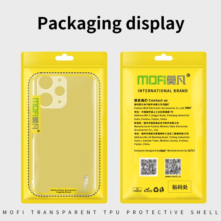 For Xiaomi Redmi K70 / K70 Pro MOFI Ming Series Ultra-thin TPU Phone Case(Transparent) - K70 Pro Cases by MOFI | Online Shopping UK | buy2fix