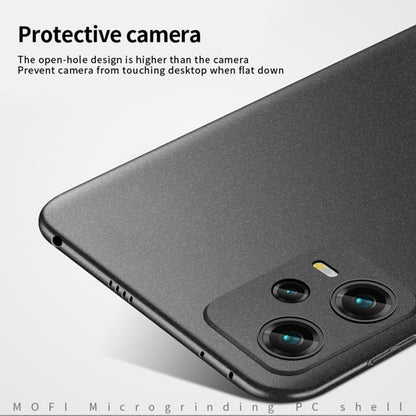 For Xiaomi Redmi Note 12 Pro+ Global MOFI Fandun Series Frosted PC Ultra-thin All-inclusive Phone Case(Gray) - Xiaomi Cases by MOFI | Online Shopping UK | buy2fix