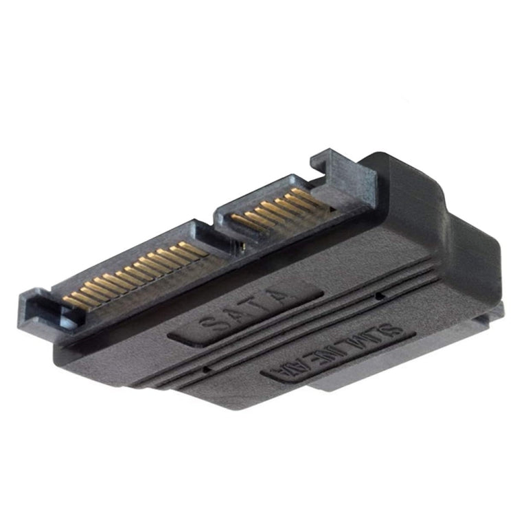 Slimline SATA 13 Pin to SATA 22 Pin Converter Adapter - eSATA & SATA & IDE by buy2fix | Online Shopping UK | buy2fix