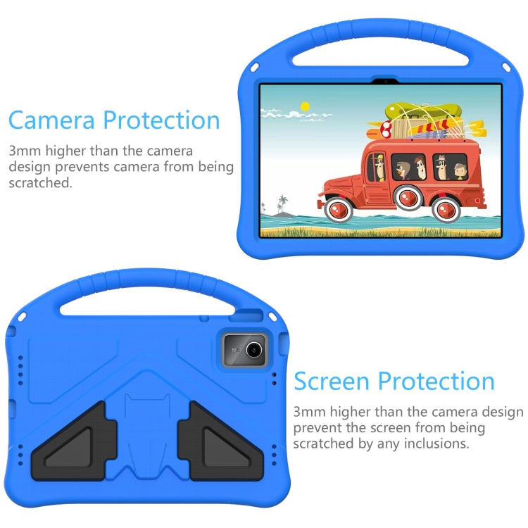 For Lenovo Tab M11 /Xiaoxin Pad 11 2024 EVA Shockproof Tablet Case with Holder(Blue) - Lenovo by buy2fix | Online Shopping UK | buy2fix