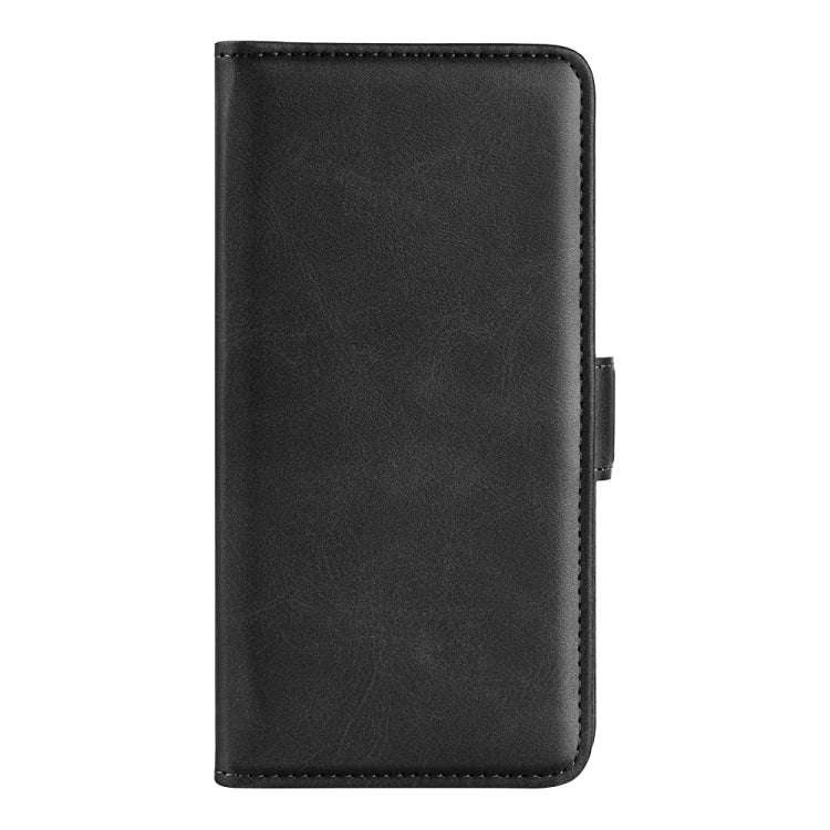 For Xiaomi Redmi Note 13C Dual-side Magnetic Buckle Horizontal Flip Leather Phone Case(Black) - 13C Cases by buy2fix | Online Shopping UK | buy2fix