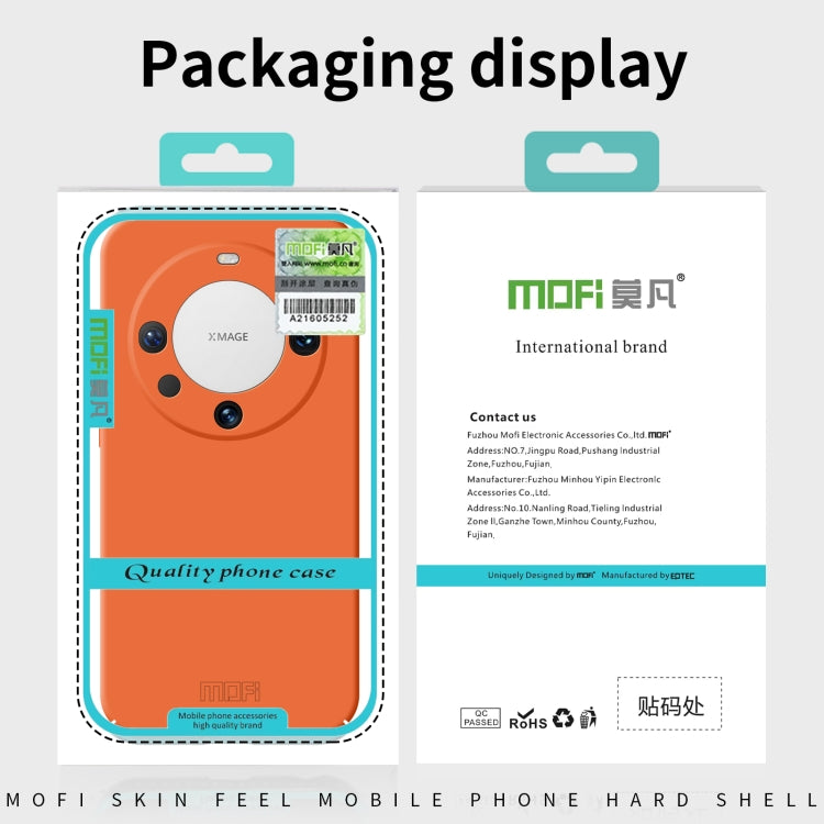 For Huawei Nova 12 MOFI Qin Series Skin Feel All-inclusive PC Phone Case(Green) - Huawei Cases by MOFI | Online Shopping UK | buy2fix