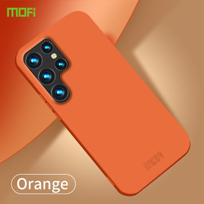 For Samsung Galaxy S23 Ultra 5G MOFI Qin Series Skin Feel All-inclusive PC Phone Case(Orange) - Galaxy S23 Ultra 5G Cases by MOFI | Online Shopping UK | buy2fix