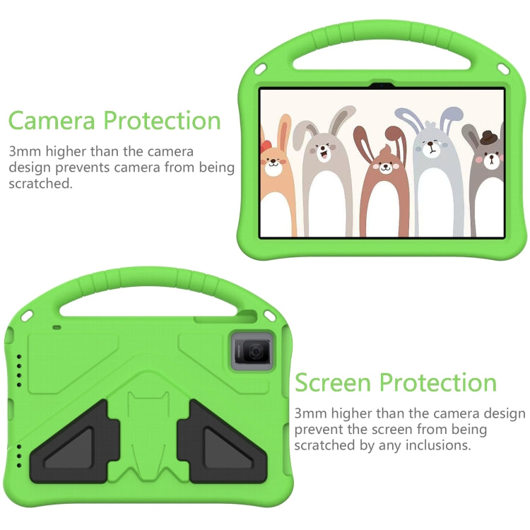 For Blackview Tab 11 WiFi 2023 / SE / 2021 EVA Shockproof Tablet Case with Holder(Green) - Others by buy2fix | Online Shopping UK | buy2fix