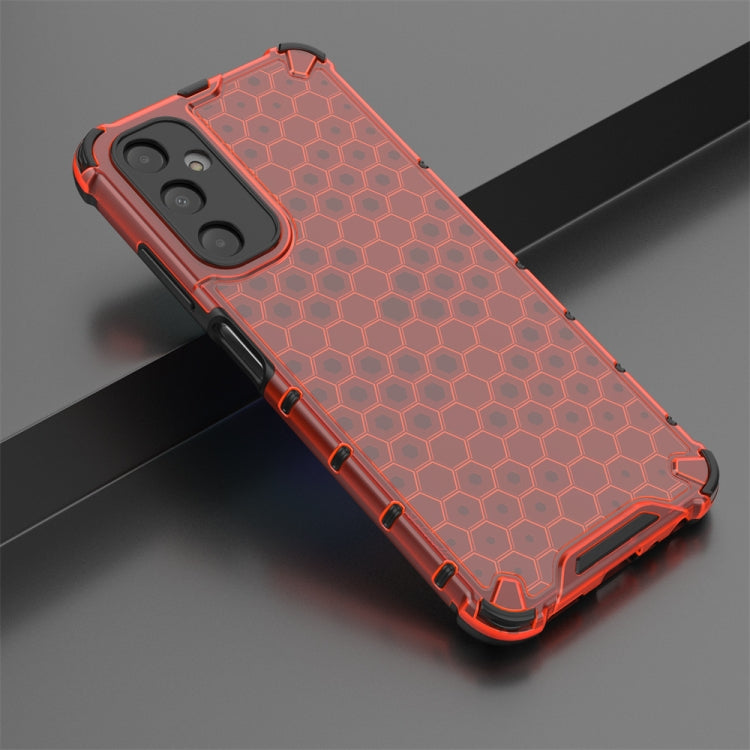 For Samsung Galaxy A05s Shockproof Honeycomb Phone Case(Red) - Galaxy Phone Cases by buy2fix | Online Shopping UK | buy2fix