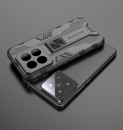 For Xiaomi 14 Pro Supersonic Armor PC Hybrid TPU Phone Case(Grey) - 14 Pro Cases by buy2fix | Online Shopping UK | buy2fix