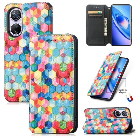 For Blackview A200 Pro CaseNeo Colorful Magnetic Leather Phone Case(Magic Space) - More Brand by buy2fix | Online Shopping UK | buy2fix