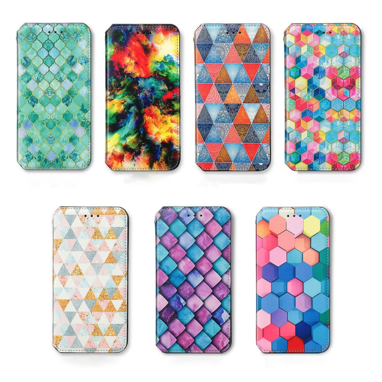 For Blackview  A96 CaseNeo Colorful Magnetic Leather Phone Case(Colorful Cloud) - More Brand by buy2fix | Online Shopping UK | buy2fix