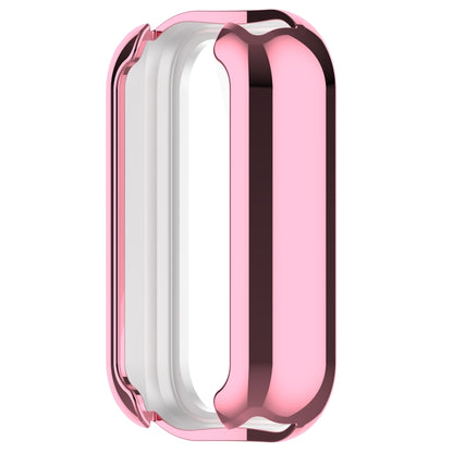 For Redmi Band 2 Full Package TPU Electroplated Watch Protective Case(Pink) - Watch Cases by buy2fix | Online Shopping UK | buy2fix