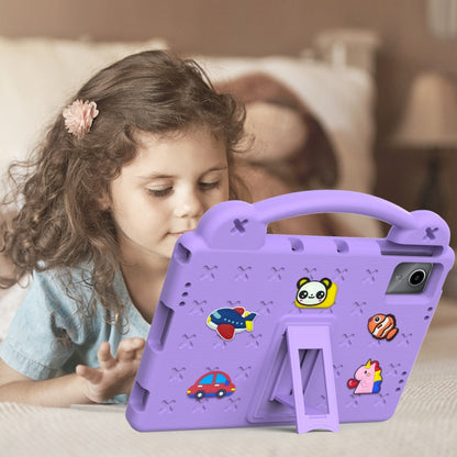 For DOOGEE T30 Pro 11 2023 Handle Kickstand Children EVA Shockproof Tablet Case(Light Purple) - Others by buy2fix | Online Shopping UK | buy2fix