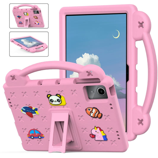 For Huawei MatePad SE 11 2024 Handle Kickstand Children EVA Shockproof Tablet Case(Pink) - Huawei by buy2fix | Online Shopping UK | buy2fix