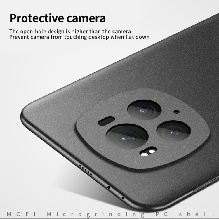 For Honor Magic6 Pro MOFI Fandun Series Frosted PC Ultra-thin All-inclusive Phone Case(Black) - Honor Cases by MOFI | Online Shopping UK | buy2fix