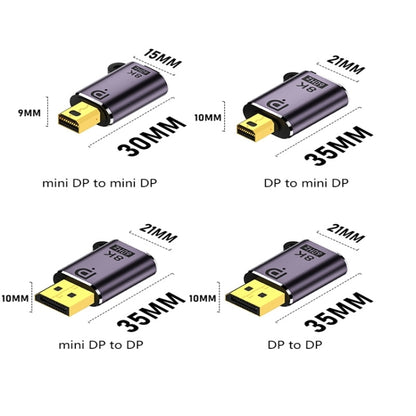 Mini DP Male to Mini DP Female Adapter 8K 60Hz HD Video Transmission Expanding -  by buy2fix | Online Shopping UK | buy2fix