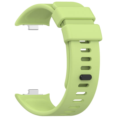 For Redmi Watch 4 Solid Color Silicone Sports Watch Band(Lime Green) - Watch Bands by buy2fix | Online Shopping UK | buy2fix