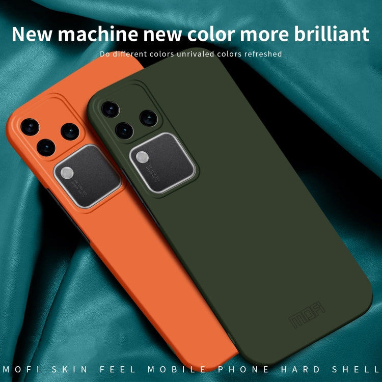 For vivo S18 Pro MOFI Qin Series Skin Feel All-inclusive PC Phone Case(Orange) - S18 Pro Cases by MOFI | Online Shopping UK | buy2fix