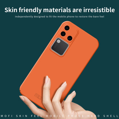 For vivo S18 Pro MOFI Qin Series Skin Feel All-inclusive PC Phone Case(Orange) - S18 Pro Cases by MOFI | Online Shopping UK | buy2fix