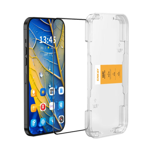 For Samsung Galaxy S24 FE 5G ENKAY Easy Install High Alumina Silicon Full Glass Film - Galaxy S24 FE 5G Tempered Glass by ENKAY | Online Shopping UK | buy2fix