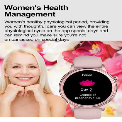 ET470 1.39 inch Color Screen Smart Watch Silicone Strap, Support Bluetooth Call / ECG(Pink) - Smart Watches by buy2fix | Online Shopping UK | buy2fix