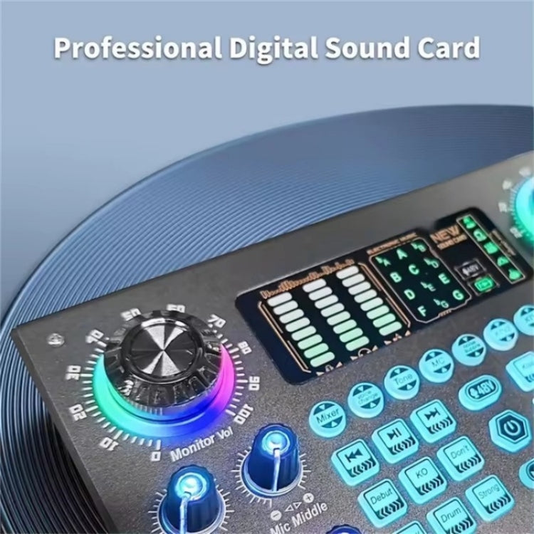 C100 Live Streaming Recording Karaoke Sound Card Mobile Audio Mixer - Live Sound Effects Processors by buy2fix | Online Shopping UK | buy2fix