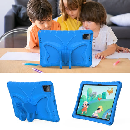 For iPad Air 11 2024 Butterfly Bracket EVA Shockproof Tablet Case(Blue) - iPad Air 11 2024 Cases by buy2fix | Online Shopping UK | buy2fix