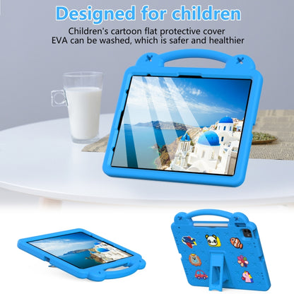 For iPad Pro 13 2024 Handle Kickstand Children EVA Shockproof Tablet Case(Sky Blue) - iPad Pro 13 2024 Cases by buy2fix | Online Shopping UK | buy2fix