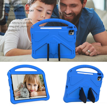 For iPad Air 11 2024 EVA Shockproof Tablet Case with Holder(Blue) - iPad Air 11 2024 Cases by buy2fix | Online Shopping UK | buy2fix