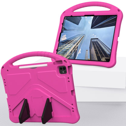 For iPad Pro 13 2024 EVA Shockproof Tablet Case with Holder(RoseRed) - iPad Pro 13 2024 Cases by buy2fix | Online Shopping UK | buy2fix