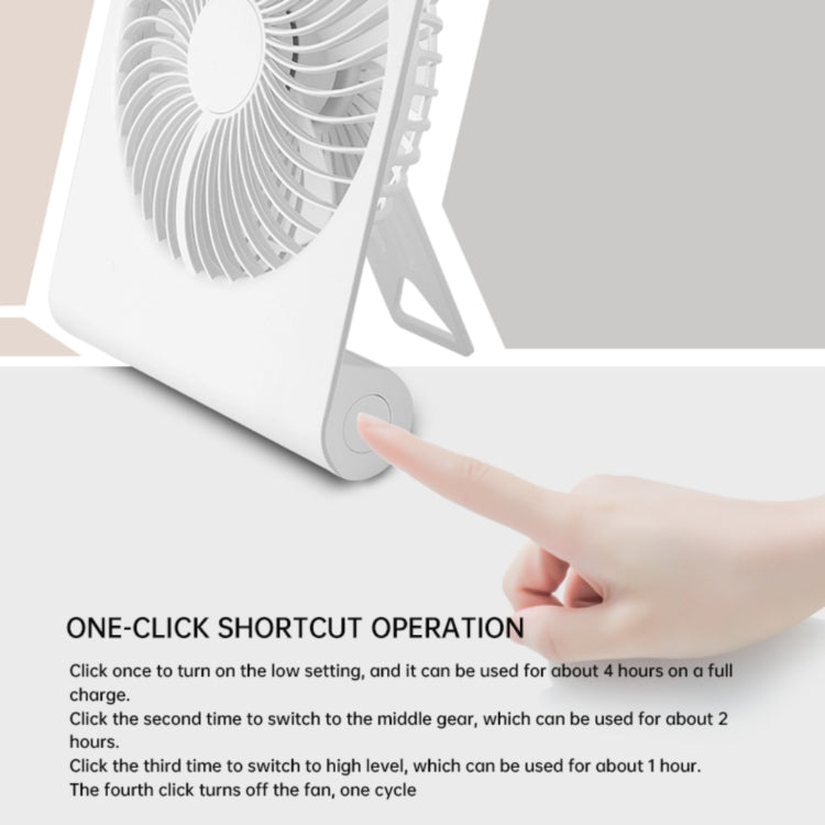 AR-13 Home Office Hanging Fan  Summer Cooler Silent Operation Desktop Fan(White) - Electric Fans by buy2fix | Online Shopping UK | buy2fix