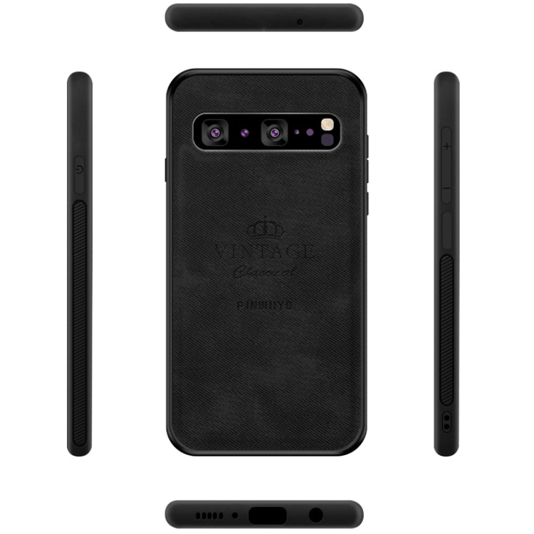 PINWUYO Shockproof Waterproof Full Coverage PC + TPU + Skin Protective Case for Galaxy S10 5G(Gray) - Galaxy Phone Cases by PINWUYO | Online Shopping UK | buy2fix