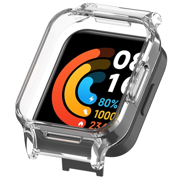 For Redmi Watch 3 Active Half Pack PC Watch Protective Case(Transparent) - Watch Cases by buy2fix | Online Shopping UK | buy2fix