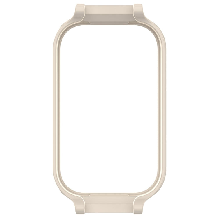 For Xiaomi Smart Band 8 Active Half Pack PC Watch Protective Case(Creamy White) - Watch Cases by buy2fix | Online Shopping UK | buy2fix