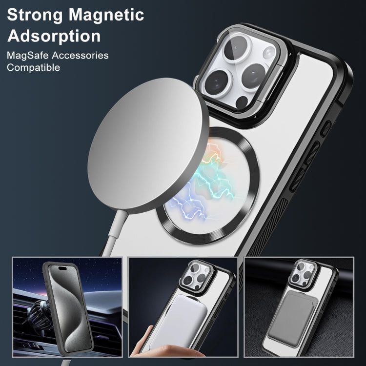 For iPhone 11 Pro Max CD-grain Magsafe Acrylic Hybrid TPU Phone Case(White) - iPhone 11 Pro Max Cases by buy2fix | Online Shopping UK | buy2fix