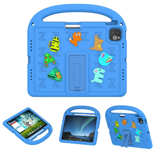 For iPad Air 11 2025 / 2024 Cartoon Sparrow EVA Shockproof Tablet Case(Blue) - iPad Air 11 2025 / 2024 Cases by buy2fix | Online Shopping UK | buy2fix