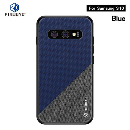 PINWUYO Honors Series Shockproof PC + TPU Protective Case for Galaxy S10(Blue) - Galaxy Phone Cases by PINWUYO | Online Shopping UK | buy2fix