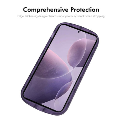 For Redmi K70 / K70 Pro ENKAY Hat-Prince Translucent Matte TPU Phone Case + 9H Big Arc Edge Glass Film(Purple) - K70 Pro Cases by ENKAY | Online Shopping UK | buy2fix