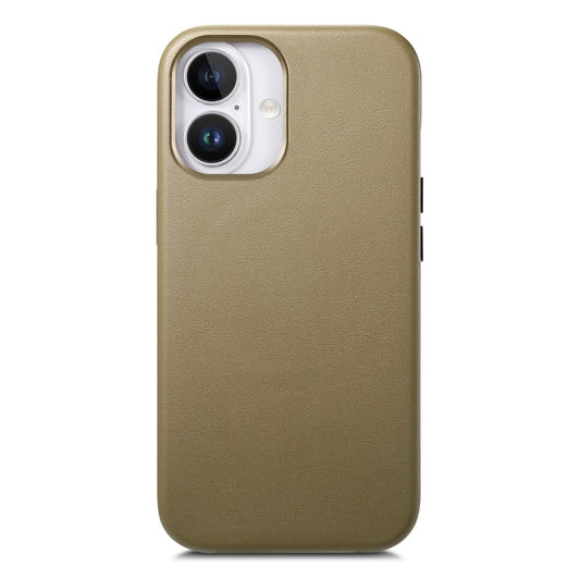 For iPhone 16 Plus Electroplated Metal Button Shockproof Phone Case(Green) - iPhone 16 Plus Cases by buy2fix | Online Shopping UK | buy2fix