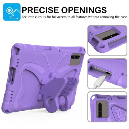 For Huawei MatePad SE 11 2024 Butterfly Bracket EVA Shockproof Tablet Case(Light Purple) - Huawei by buy2fix | Online Shopping UK | buy2fix