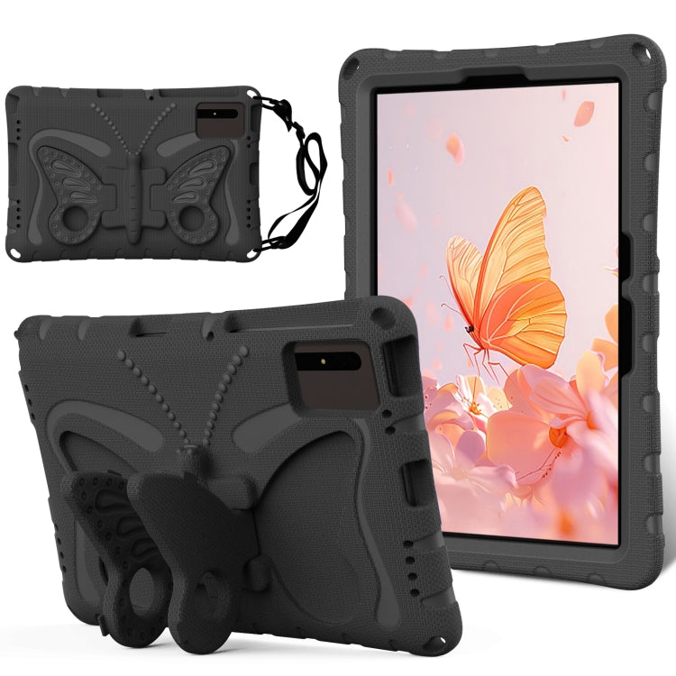 For Huawei MatePad SE 11 2024 Butterfly Bracket EVA Shockproof Tablet Case(Black) - Huawei by buy2fix | Online Shopping UK | buy2fix