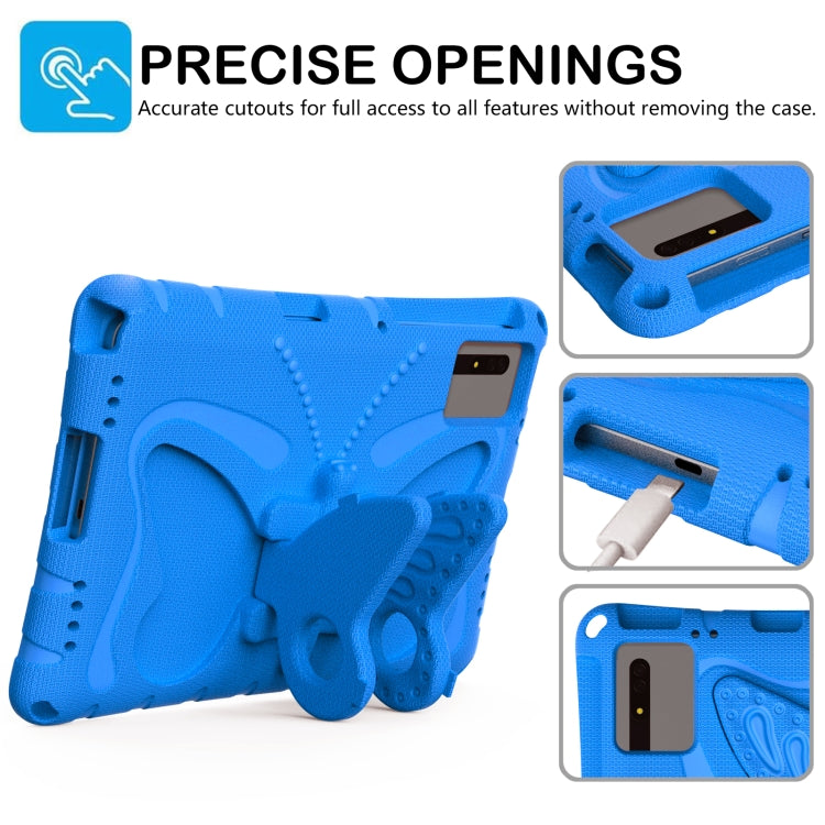 For Huawei MatePad SE 11 2024 Butterfly Bracket EVA Shockproof Tablet Case(Blue) - Huawei by buy2fix | Online Shopping UK | buy2fix